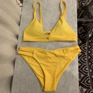 Zaful “Ladder Cut Cami Ruched Bikini” Set